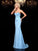 Trumpet/Mermaid Sweetheart Rhinestone Sleeveless Long Chiffon Dresses TPP0003792