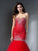Sheath/Column Sweetheart Beading Sleeveless Long Lace Dresses TPP0003744