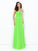 A-line/Princess One-Shoulder Rhinestone Sleeveless Long Chiffon Dresses TPP0003548