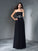 A-Line/Princess Strapless Beading Sleeveless Long Chiffon Dresses TPP0003902