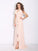 A-Line/Princess High Neck Ruffles Sleeveless Long Chiffon Dresses TPP0003511