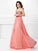 A-Line/Princess Sweetheart Beading Sleeveless Long Chiffon Dresses TPP0003801