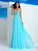 A-Line/Princess Sweetheart Beading Sleeveless Long Chiffon Dresses TPP0003291