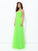A-line/Princess One-Shoulder Rhinestone Sleeveless Long Chiffon Dresses TPP0003548