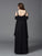 A-Line/Princess Scoop Rhinestone Sleeveless Long Chiffon Plus Size Dresses TPP0002963