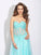 A-Line/Princess Sweetheart Lace Sleeveless Long Net Dresses TPP0003758