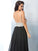 A-Line/Princess V-neck Beading Sleeveless Long Chiffon Dresses TPP0003785